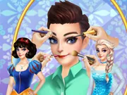 العاب تلبيس اولاد ومكياج وقص الشعر فقط Andy Cosplay Disney Princesses
