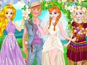 العاب تلبيس عرائس جميلة ومكياج وقص شعر Anna Hipster Wedding Rush