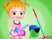 حان وقت التنظيف Baby Hazel Cleaning Time