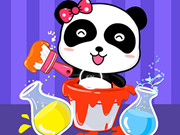 العاب طفل الباندا لعبة خلط الالوان Baby Panda Color Mixing Studio