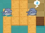 العاب الحوت في الماء
