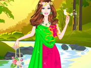 تلبيس باربي اميرة القلعة Barbie Earth Princess Dress Up