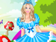 تلبيس اليس في بلاد العجائب Barbie In Wonderland Dress Up