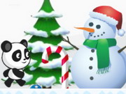 مغامرات الباندا الصغير Christmas Panda Run