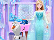 السا تحب باربى ضد لعبة Elsa تحب Barbie Fashion Contest