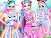 تلبيس يونيكورن Disney Princesses Unicorn Style