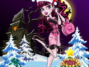 العاب تلبيس مونستر هاي دراكولا Draculaura Christmas Dress Up