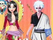 صنع شخصية انمي Elsa And Jack Costume Play Test