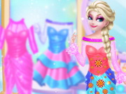 العاب تصميم الثياب Elsa Custom Dress Design