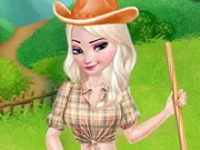 العاب مزارع للبنات من حيث الرعايا بالحيوانات والنباتات Elsa Farmer Life