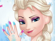 Elsa Great Manicure العاب مناكير اظافر السا
