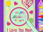 العاب تزيين و تصميم العاب حلوه Elsa Mother's Day Card