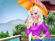 ايام المطر Elsa Rainy Day Fashion