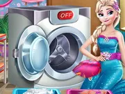 السا غسيل الملابس العاب بنات تنظيف البيت وغسل الملابس