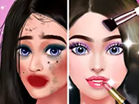 العاب تلبيس خمس بنات عارضات ازياء
