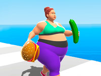 العاب اكشن اكل Fat 2 Fit 3D