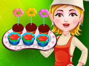 العاب طبخ كوب كيك Flower Cupcakes