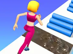 Girl Runner Beauty 3d