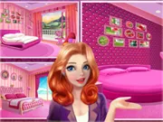 ديكور البيت الوردي العاب ديكور المنزل الوردي Helen Dreamy Pink House