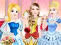 لعبة حفلة الأميرات - اختر أجمل الفساتين للكرة الملكية