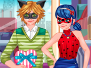 الخنفساء والقط الاسود العاب الاعتراف لعب العاب الحب والرومانسية Ladybug Date Battle