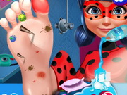 العاب دكتور جراحة الرجل Ladybug Foot Surgery