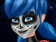 مرعبة جدا جدا للكبار فقط ومخيفة Ladybug Halloween Face Art