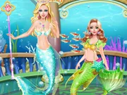 تلبيس حوريات البحر العاب بنات تلبيس حوريات البحر الجميلات