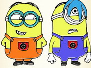 العاب تلوين بدون نت Minions Coloring Book I