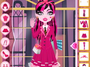 تلبيس ملابس المدرسة Monster Draculaura School Dress Up