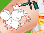 بيبا الخنزير لعبة محل الوشم Peppa Pig Tattoo Studio