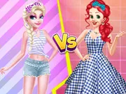 تنافس الأزياء Princess Strip Style Vs Grid Style