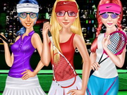 العاب تلبيس بنات ملابس الرياضة Princess Tennis Team