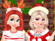 العاب تصميم البومات الصور Princesses Christmas Photos Album