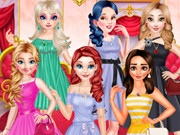 العاب تلبيس تنانير طويلة Princesses Different Color Skirt Tryout