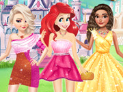 تلبيس موضة الكتف المفتوح Princesses Different Shoulder Dress