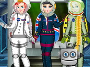 العاب رائدات الفضاء Princesses Future Travel