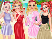 العاب تخرج اطفال Princesses Graduation Beach Party