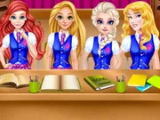 كلية سندريلا المغنية Princesses Have Fun In College