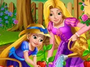زراعة الزهور وبيعها لعبة ربانزل وابنتها Rapunzel's Garden