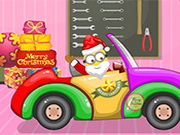 سانتا كلوز يجمع الهدايا العاب سيارات عيد الميلاد لعبه العاب مينيون