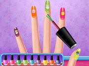 العاب طلاء الاظافر وتلبيس ومكياج Sisters Nails Design