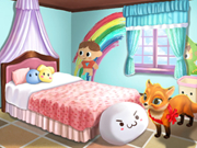 ترتيب الغرفة الفوضوية Small Fox Tidy Up The Room