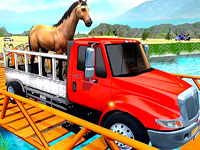 نقل الحيوانات في الشاحنة